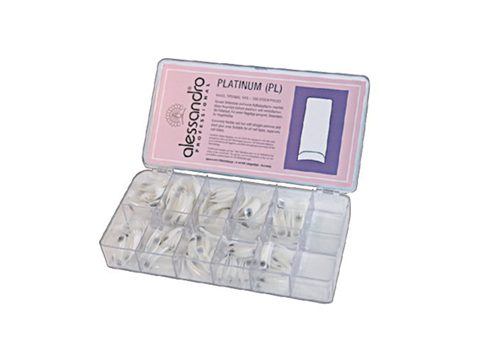 Platinum Tips - Assortment Box - (Size 0-9)