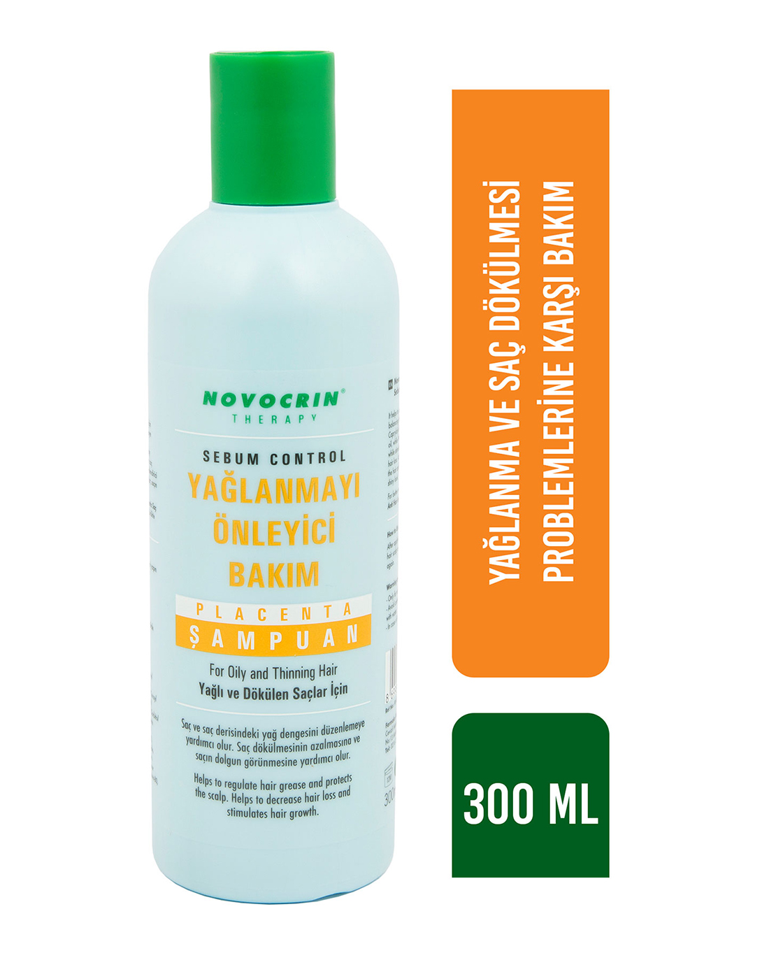 Novocrin Theraphy Placenta Sebum Control Shampoo